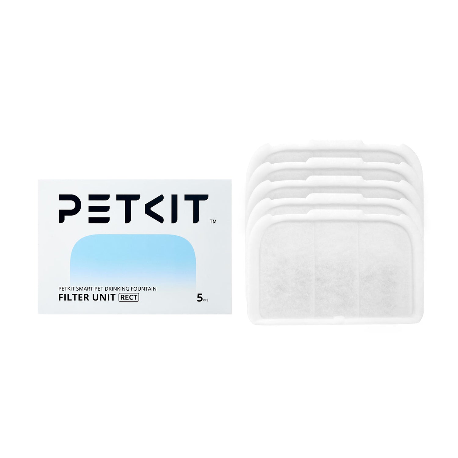 PETKIT Filtro Unidad RECT 5.0 | 5 unidades